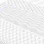 7-zone foam mattress hardness 20 ILD white 140x190 cm by vidaXL, Mattresses - Ref: Foro24-356355, Price: 111,68 €, Discount: %