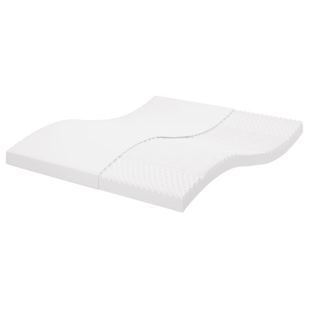 Colchón de espuma de 7 zonas dureza 20 ILD blanco 180x200 cm de vidaXL, Colchones - Ref: Foro24-356358, Precio: 176,50 €, Des...