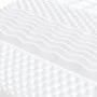 7-zone foam mattress hardness 20 ILD white 180x200 cm by vidaXL, Mattresses - Ref: Foro24-356358, Price: 174,46 €, Discount: %