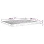 7-Zonen-Schaumstoffmatratze Härte 20 ILD weiß 180x200 cm von vidaXL, Matratzen - Ref: Foro24-356358, Preis: 174,46 €, Rabatt: %