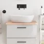 Encimera de baño madera maciza sin tratar 60x40x6 cm de vidaXL, Encimeras - Ref: Foro24-3156011, Precio: 47,32 €, Descuento: %