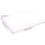 Encimera de baño madera maciza sin tratar 60x40x6 cm de vidaXL, Encimeras - Ref: Foro24-3156011, Precio: 47,32 €, Descuento: %