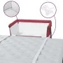 Cuna con colchón tela de lino rojo de vidaXL, Cunas y camas para niños - Ref: Foro24-10299, Precio: 112,09 €, Descuento: %