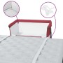 Cuna con colchón tela de lino rojo de vidaXL, Cunas y camas para niños - Ref: Foro24-10299, Precio: 113,49 €, Descuento: %