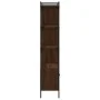 Estantería con puertas madera marrón roble 76,5x30x154,5 cm de vidaXL, Librerías y estanterías - Ref: Foro24-833352, Precio: ...