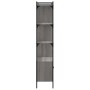 Estantería con puertas madera gris Sonoma 76,5x30x154,5 cm de vidaXL, Librerías y estanterías - Ref: Foro24-833351, Precio: 8...
