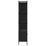 Estantería con puertas madera negra 76,5x30x154,5 cm de vidaXL, Librerías y estanterías - Ref: Foro24-833348, Precio: 114,60 ...