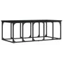 Mesa de centro madera de ingeniería negra 100x50x35,5 cm de vidaXL, Mesas de centro - Ref: Foro24-833378, Precio: 37,30 €, De...