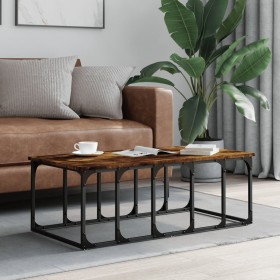 Mesa de centro madera ingeniería roble ahumado 100x50x35,5 cm de vidaXL, Mesas de centro - Ref: Foro24-833380, Precio: 40,58 ...