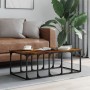 Mesa de centro madera ingeniería roble ahumado 100x50x35,5 cm de vidaXL, Mesas de centro - Ref: Foro24-833380, Precio: 40,58 ...