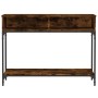 Mesa consola madera de ingeniería roble ahumado 100x30,5x75 cm de vidaXL, Mesas auxiliares - Ref: Foro24-833390, Precio: 51,3...