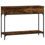 Mesa consola madera de ingeniería roble ahumado 100x30,5x75 cm de vidaXL, Mesas auxiliares - Ref: Foro24-833390, Precio: 51,3...