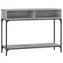 Mesa consola madera de ingeniería gris Sonoma 100x30,5x75 cm de vidaXL, Mesas auxiliares - Ref: Foro24-833391, Precio: 61,54 ...