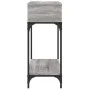 Mesa consola madera de ingeniería gris Sonoma 100x30,5x75 cm de vidaXL, Mesas auxiliares - Ref: Foro24-833391, Precio: 61,54 ...