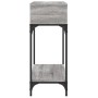 Mesa consola madera de ingeniería gris Sonoma 100x30,5x75 cm de vidaXL, Mesas auxiliares - Ref: Foro24-833391, Precio: 63,31 ...