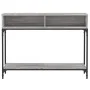 Mesa consola madera de ingeniería gris Sonoma 100x30,5x75 cm de vidaXL, Mesas auxiliares - Ref: Foro24-833391, Precio: 61,54 ...