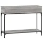 Mesa consola madera de ingeniería gris Sonoma 100x30,5x75 cm de vidaXL, Mesas auxiliares - Ref: Foro24-833391, Precio: 61,54 ...