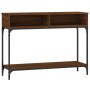 Mesa consola madera de ingeniería marrón roble 100x30,5x75 cm de vidaXL, Mesas auxiliares - Ref: Foro24-833392, Precio: 50,88...