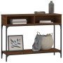 Mesa consola madera de ingeniería marrón roble 100x30,5x75 cm de vidaXL, Mesas auxiliares - Ref: Foro24-833392, Precio: 50,88...