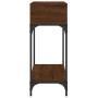 Mesa consola madera de ingeniería marrón roble 100x30,5x75 cm de vidaXL, Mesas auxiliares - Ref: Foro24-833392, Precio: 50,88...