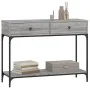 Mesa consola madera de ingeniería gris Sonoma 100x34,5x75 cm de vidaXL, Mesas auxiliares - Ref: Foro24-833396, Precio: 71,90 ...