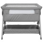 Cuna con colchón tela de lino gris claro de vidaXL, Cunas y camas para niños - Ref: Foro24-10289, Precio: 130,95 €, Descuento: %