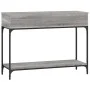 Mesa consola madera de ingeniería gris Sonoma 100x34,5x75 cm de vidaXL, Mesas auxiliares - Ref: Foro24-833396, Precio: 71,90 ...
