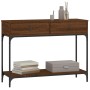 Mesa consola madera de ingeniería marrón roble 100x34,5x75 cm de vidaXL, Mesas auxiliares - Ref: Foro24-833397, Precio: 88,20...