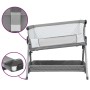 Cuna con colchón tela de lino gris claro de vidaXL, Cunas y camas para niños - Ref: Foro24-10289, Precio: 130,95 €, Descuento: %