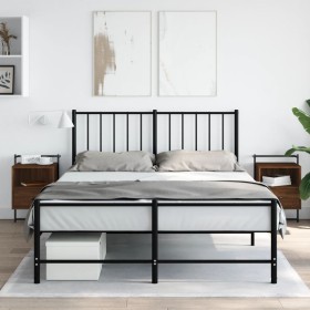 Mesitas de noche de pared 2 unidades marrón roble 40x30x61 cm de vidaXL, Mesitas de noche - Ref: Foro24-833442, Precio: 46,48...