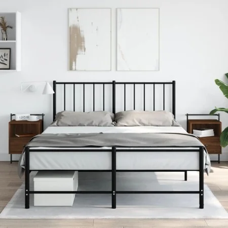 Mesitas de noche de pared 2 unidades marrón roble 40x30x61 cm de vidaXL, Mesitas de noche - Ref: Foro24-833442, Precio: 46,48...