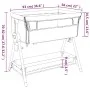 Cuna con colchón tela de lino gris claro de vidaXL, Cunas y camas para niños - Ref: Foro24-10289, Precio: 129,52 €, Descuento: %