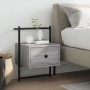 Mesita de noche de pared gris Sonoma 35x30x51 cm de vidaXL, Mesitas de noche - Ref: Foro24-833449, Precio: 43,41 €, Descuento: %