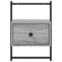 Mesita de noche de pared gris Sonoma 35x30x51 cm de vidaXL, Mesitas de noche - Ref: Foro24-833449, Precio: 43,41 €, Descuento: %