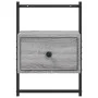 Mesita de noche de pared gris Sonoma 35x30x51 cm de vidaXL, Mesitas de noche - Ref: Foro24-833449, Precio: 42,83 €, Descuento: %