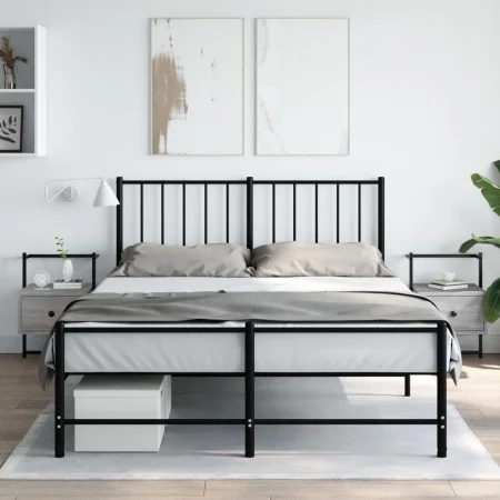 Wall bedside tables 2 units Sonoma gray 35x30x51 cm by vidaXL, Nightstands - Ref: Foro24-833450, Price: 46,80 €, Discount: %