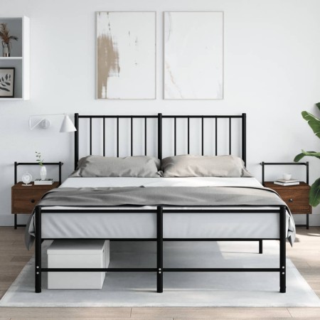Mesitas de noche de pared 2 unidades marrón roble 35x30x51 cm de vidaXL, Mesitas de noche - Ref: Foro24-833452, Precio: 47,99...
