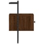 Mesitas de noche de pared 2 unidades marrón roble 35x30x51 cm de vidaXL, Mesitas de noche - Ref: Foro24-833452, Precio: 47,99...