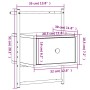 Mesitas de noche de pared 2 unidades marrón roble 35x30x51 cm de vidaXL, Mesitas de noche - Ref: Foro24-833452, Precio: 47,99...