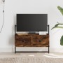 Mueble de TV de pared roble ahumado 60,5x30x51 cm de vidaXL, Muebles TV - Ref: Foro24-833455, Precio: 28,97 €, Descuento: %