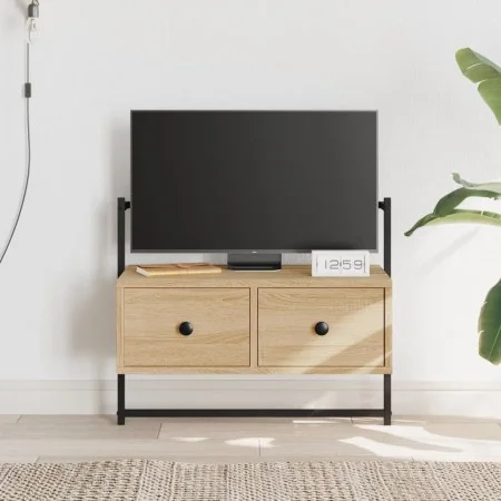 Mueble TV de pared madera ingeniería roble Sonoma 60,5x30x51 cm de vidaXL, Muebles TV - Ref: Foro24-833454, Precio: 38,85 €, ...