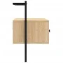 Mueble TV de pared madera ingeniería roble Sonoma 60,5x30x51 cm de vidaXL, Muebles TV - Ref: Foro24-833454, Precio: 38,85 €, ...