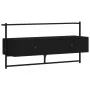 Mueble de TV de pared madera ingeniería negro 100,5x30x51 cm de vidaXL, Muebles TV - Ref: Foro24-833458, Precio: 38,07 €, Des...