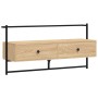Mueble TV de pared madera ingeniería roble Sonoma 100,5x30x51cm de vidaXL, Muebles TV - Ref: Foro24-833459, Precio: 52,05 €, ...