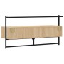 Mueble TV de pared madera ingeniería roble Sonoma 100,5x30x51cm de vidaXL, Muebles TV - Ref: Foro24-833459, Precio: 52,05 €, ...