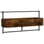 Mueble de TV de pared roble ahumado 100,5x30x51 cm de vidaXL, Muebles TV - Ref: Foro24-833460, Precio: 50,59 €, Descuento: %