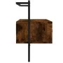 Mueble de TV de pared roble ahumado 100,5x30x51 cm de vidaXL, Muebles TV - Ref: Foro24-833460, Precio: 50,59 €, Descuento: %