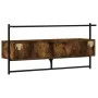 Mueble de TV de pared roble ahumado 100,5x30x51 cm de vidaXL, Muebles TV - Ref: Foro24-833460, Precio: 50,59 €, Descuento: %