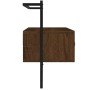 Mueble TV de pared madera ingeniería marrón roble 100,5x30x51cm de vidaXL, Muebles TV - Ref: Foro24-833462, Precio: 45,04 €, ...