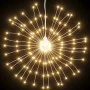 Luces de Navidad de estrellas 4 uds 140 LED blanco cálido 17 cm de vidaXL, Luces de Navidad - Ref: Foro24-356220, Precio: 34,...